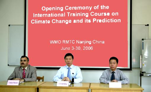 International Training Courses on Climate Change and Its Prediction opened