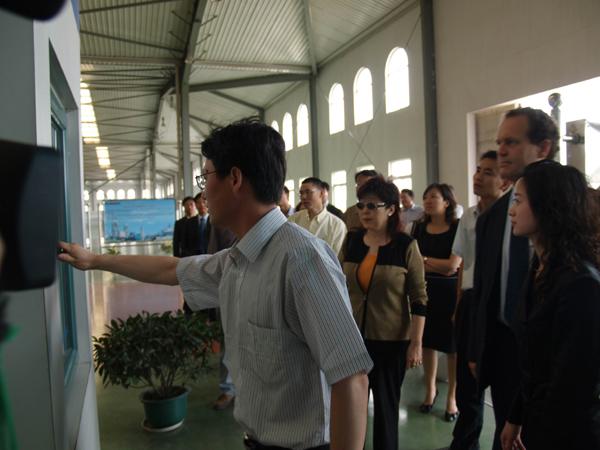 The delegation of The American Chamber of Commercein China have visited the company