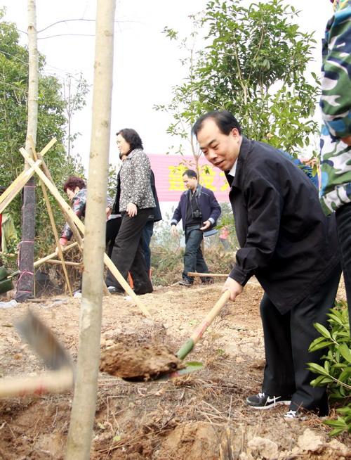 Municipal Leadership Participated in National Compulsory Tree-planting with Cadres and the Masses