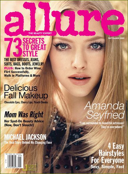 Amanda Seyfried covers september issue of Allure