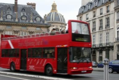 China in Paris buses