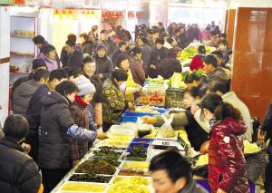 Another food market is opened as the New Year is coming