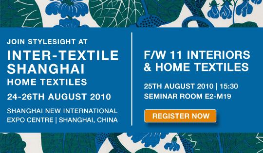 Join Stylesight At Interiors & Home Textiles in Shanghai