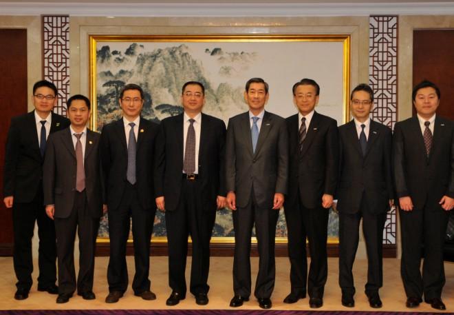 President Xia Haijun Met the Team Including the Director of Panasonic Electric Works Co., Ltd