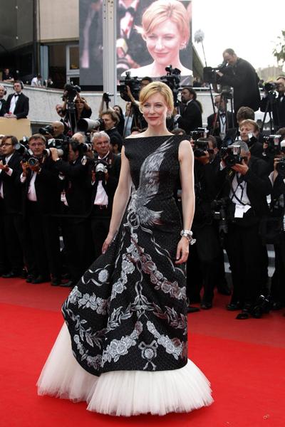Cate Blanchett wears McQueen to Cannes opening