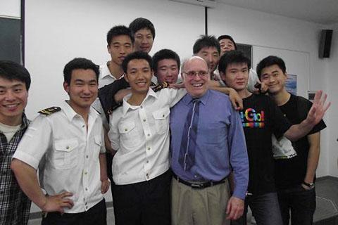 Vice President of USA San Diego Maritime College Comes to SMU to Give Lectures