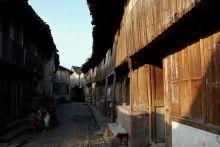 Travel in the ancient town of Po beach  Taizhou of China