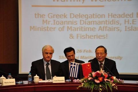 Minister of Greek Maritime Affairs, Islands and Fisheries Visits SMU
