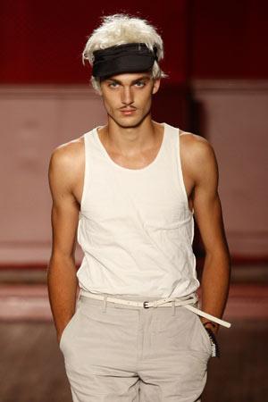 Men's Spring-Summer 2010 fashion collection in Paris