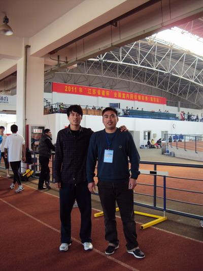 Super athlete of ZSTU Jiang Zhaodan won championship in National Indoor Championships in Athletics in Nanjin