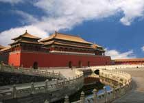 Travel in the Palace Museum  Beijing of China