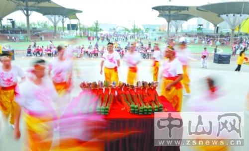 Rehearsal of intangible cultural heritage received intense popularity