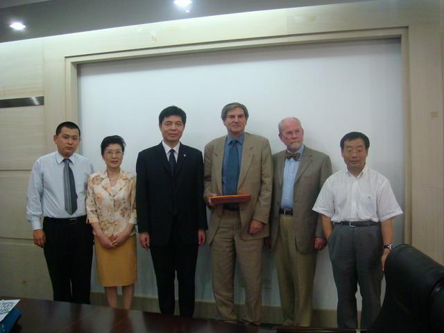 Counselor of the President of the University of Nantes, Prof. Yves THOMAS Visiting Jinan University