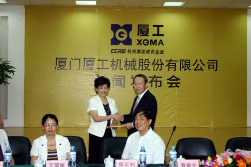 Mr. Cai Kuiquan takes up XGMA's President