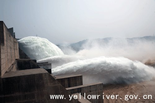 The 10th water and sediment regulation of Yellow River began