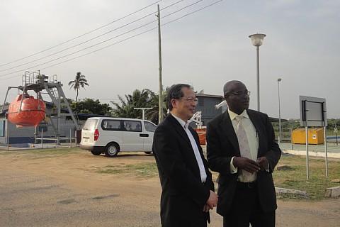 Prof. Yu Shicheng, President of SMU Visits Regional Maritime University, Accra, Ghana