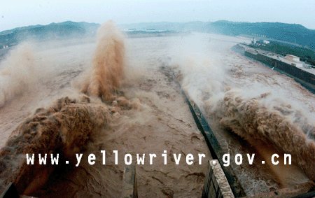 Sediment-water regulation begins in Yellow River