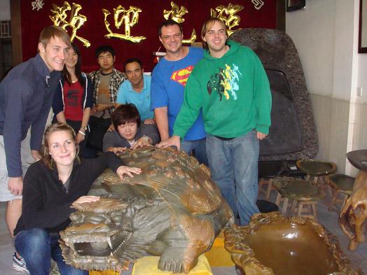 International Students Visit Duan Ink Stone Village