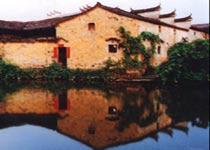 It is high to move the ancient local-style dwelling houses and travel  Taizhou of China