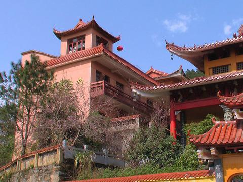 Green rock temple  Jiangxi Nanchang of China