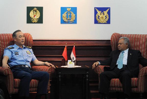 Senior Chinese military official meets Indonesian Defense Minister