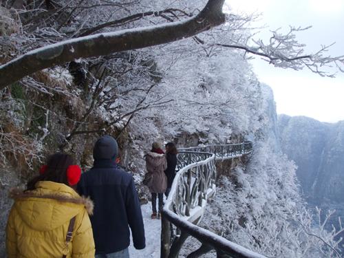 Breathing Zhangjiajie in Snow