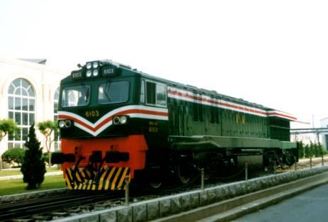 Shipment locomotives to Pakistan