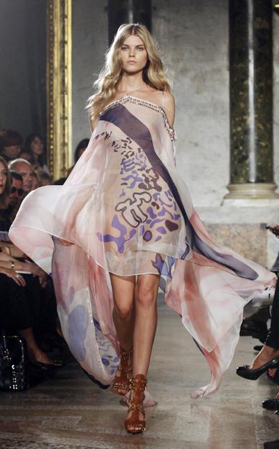 Emilio Pucci Spring/Summer 2010 women's collection in Milan