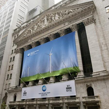 China's wind power blows to US stock market