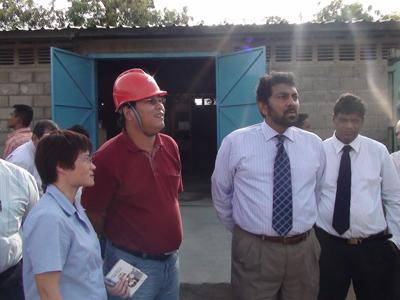 Sri Lanka Officials Inspect Jobsite of CKE Project