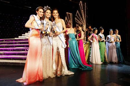 Nalada Thamthanakom of Thailand wins the annual Miss Tiffany's Universe 2010