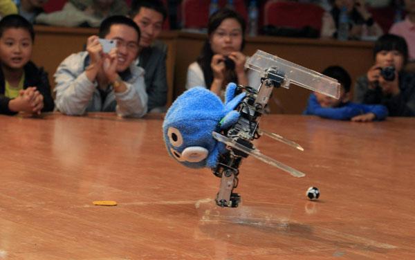 Robots show off on university stage