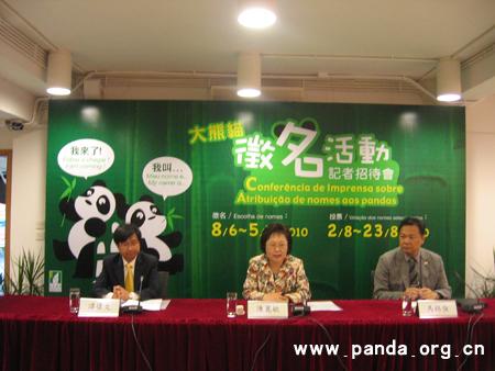Pandas Traveling to Macau