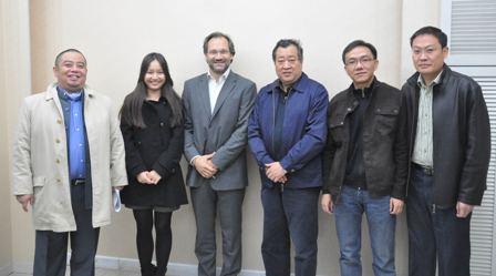 Vice Dean of the 3IS International Audio-Visual Institute of France Visited School of Television and Film Art of CUC