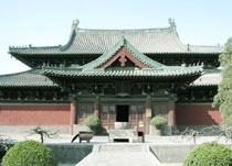 Grand to revitalize the temple and travel  Shijiazhuang of China