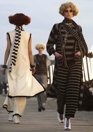 Karl Lagerfeld for Chanel's 2009-2010 cruise collection