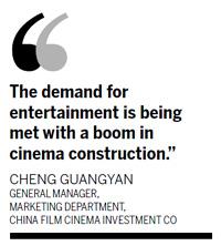 Cinematic boom creates business opportunities