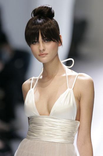 Models present creations of Valention Spring-Summer 2007 collection