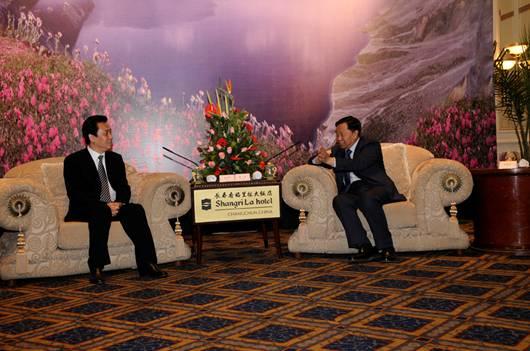 Wang Rulin, Governor of Jilin Province Met with Xu Jiayin, Chairman of the Board of Directors of Evergrande Real Estate Group