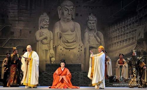The Hymn of Maiji Mountain shows at Mei Lanfang Theatre of Beijing