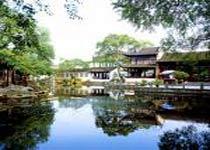 Travel in Lingering Garden  Suzhou of China