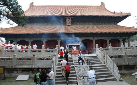 Dacheng Palace of Confucian Temple  Hebei Shijiazhuang of China