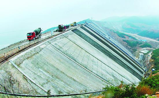 Xiangshuijian Power Dam Built