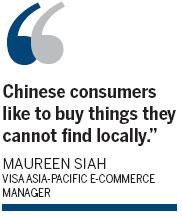 Chinese lead Asia-Pacific in online overseas purchases