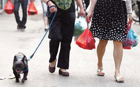 Plastic bag charge no longer carries weight, two years on