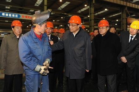 Vice Premier Li stresses economic structural adjustment