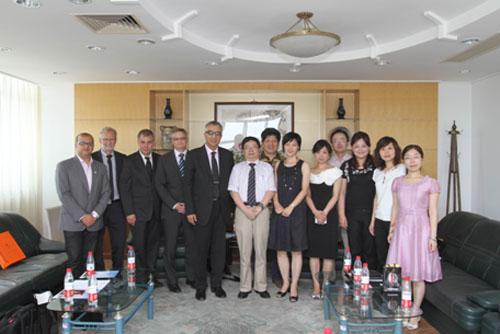 Delegation of Sweden Blekinge Institute of Technology visited SSPU