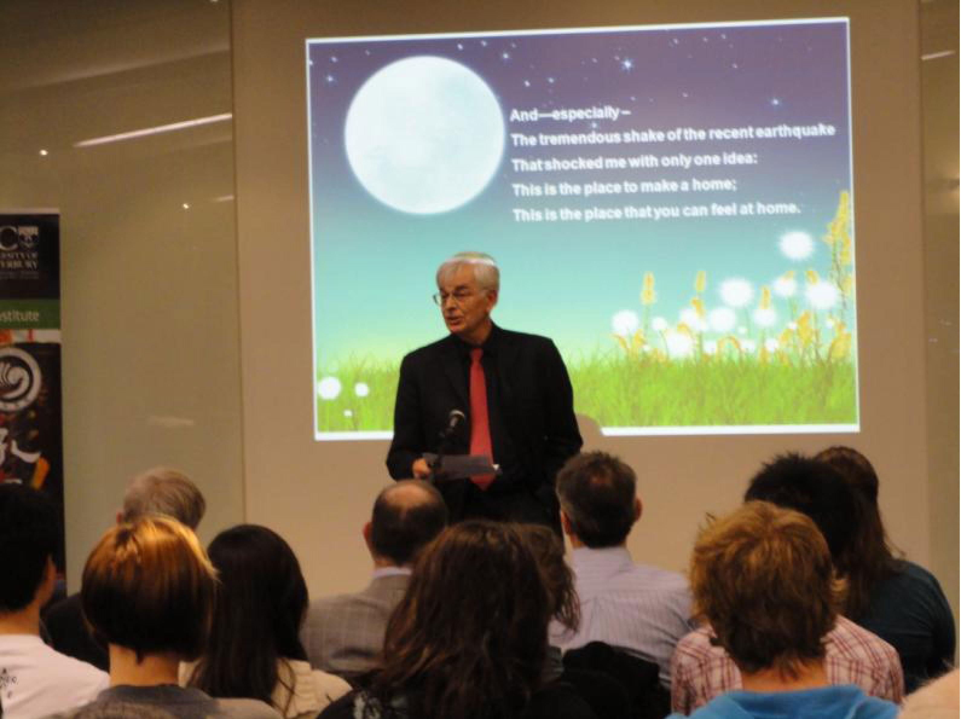 A Warming and Poetic Moon Festival at Univ of Canterbury