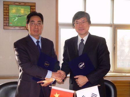 Sister Schools Agreement signed between the Chung-Ang University and NACTA