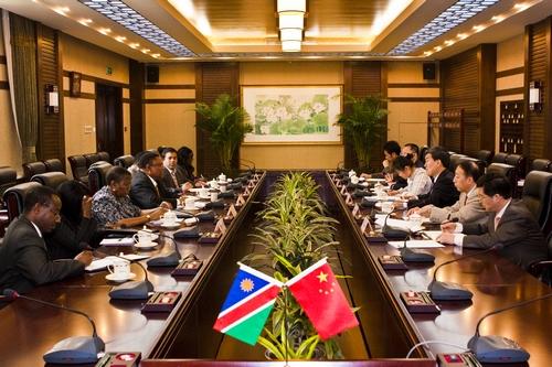 Vice Minister Niu Dun Meets with Namibian Minister of Fisheries and Marine Resources
